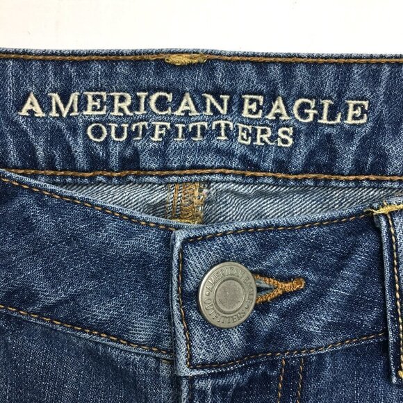 American Eagle Women's Jeans Boy Jean Straight Leg size 4 length 28" - Picture 7 of 12
